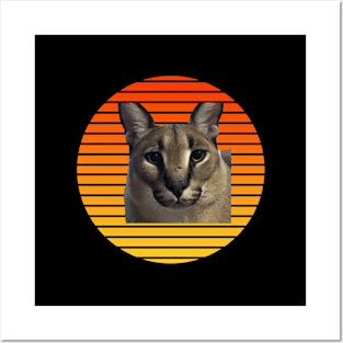 Big Floppa My Beloved Caracal Meme Posters and Art